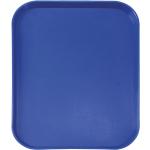 Blaue Serviertabletts aus Polypropylen stapelbar 4-teilig 