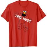 Rote Sesamstraße Elmo T-Shirts für Herren Größe S 