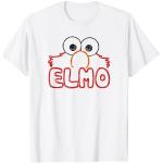 Weiße Sesamstraße Elmo T-Shirts für Herren Größe S 