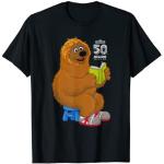 Schwarze Sesamstraße Elmo T-Shirts für Herren Größe S 