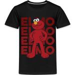 Reduzierte Schwarze SPREADSHIRT Sesamstraße Elmo Kinder T-Shirts aus Baumwolle Größe 158 
