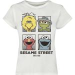 Sesamstraße Nachhaltige Rundhals-Ausschnitt T-Shirts für Damen Größe M 
