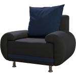 Hellblaue Moderne Fun-Möbel Lounge Sessel aus Kunstleder Breite 100-150cm, Höhe 100-150cm, Tiefe 50-100cm 