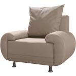 Anthrazitfarbene Moderne Fun-Möbel Lounge Sessel aus Kunstleder Breite 100-150cm, Höhe 100-150cm, Tiefe 50-100cm 