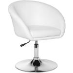 Silberne Fun-Möbel Lounge Sessel aus Kunstleder gepolstert Breite 50-100cm, Höhe 50-100cm, Tiefe 50-100cm 