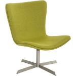 Grüne Moderne Fun-Möbel Lounge Sessel aus Edelstahl 