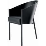 Reduzierte Schwarze Moderne Driade Costes Wohnzimmermöbel aus Mahagoni gepolstert Höhe 50-100cm, Tiefe 0-50cm 