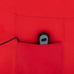 Rote Fernsehsessel elektrisch aus Kunstleder Breite 50-100cm, Höhe 100-150cm, Tiefe 50-100cm 