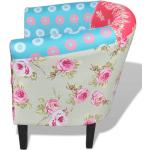 Blumenmuster Patchwork Sessel aus Stoff Breite 50-100cm, Höhe 50-100cm, Tiefe 50-100cm 