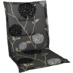 Schwarze Blumenmuster Moderne xxxlutz Gartenstuhlauflagen & Gartensesselauflagen mit Blumenmotiv aus Textil 