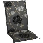 Schwarze Blumenmuster Moderne xxxlutz Hochlehner Auflagen mit Blumenmotiv aus Textil 