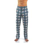 Bunte Karo Pyjamahosen lang aus Baumwolle für Herren Größe XL für den für den Winter 