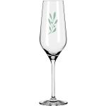 Reduzierte Grüne Mediterrane Ritzenhoff Champagnergläser aus Kristall 2-teilig 