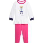 Pinke Ralph Lauren Polo Ralph Lauren Kinderjumpsuits & Kinderoveralls aus Jersey für Mädchen Größe 74 