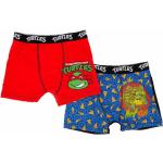 Rote Nickelodeon Ninja Turtles Kinderunterwäsche-Sets für Jungen 2-teilig 