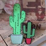 Bügelbilder & Bügelmotive mit Kaktus-Motiv 
