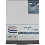 Reduzierte Weiße SETEX Spannbettlaken & Spannbetttücher aus Baumwolle 140x200 