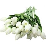 Weiße Künstliche Tulpen 