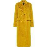 Gelbe SEVENTY Wollmäntel aus Wolle für Damen Größe S 
