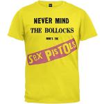 Sex Pistols – Herren The Bollocks T-Shirt, Gelb, 9sxy109 2x