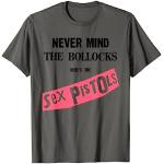 Graue Sex Pistols Herrenbandshirts Größe S 