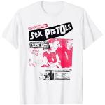 Weiße Sex Pistols Herrenbandshirts Größe S 