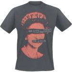 Sex Pistols T-Shirt - God Save The Queen - S bis XXL - für Männer - Größe L - dunkelgrau - Lizenziertes Merchandise