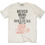 Sex Pistols T-Shirt Unisex Bollocks Distressed Natural M