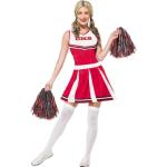 Sexy Cheerleader Kostüm Kathi - bunt