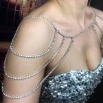 Boho Schulterketten mit Meer-Motiv mit Strass für Damen für die Braut 