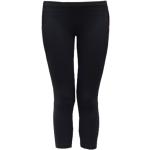 Schwarze Capri-Leggings & 3/4-Leggings aus Baumwolle für Damen Größe M 