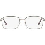 Silberne Sferoflex Vollrand Brillen aus Metall für Herren 