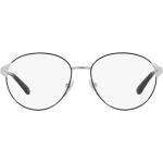Silberne Sferoflex Runde Brillenfassungen aus Metall für Herren 