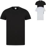 Schwarze Bio T-Shirts aus Baumwolle für Herren Größe XXS 
