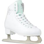 SFR Galaxy Cosmo Eiskunstlaufschuhe/Skates (SFR011) - Kunstleder - Veganerfreundlich - Weiß/Mint - Größe 33