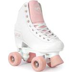 Sfr Skates Figure Quad Skates Skates, Erwachsene, Unisex, Mehrfarbig (White/Pink), Größe 40,5