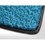 Hellblaue Shaggy Teppiche aus Polypropylen 