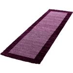Reduzierte Violette Moderne Shaggy Teppiche aus Polypropylen 