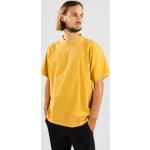 Reduzierte Gelbe Streetwear T-Shirts aus Baumwolle für Herren Größe S 