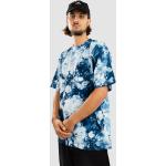 Blaue Batik Streetwear T-Shirts aus Baumwolle für Herren Größe XL 
