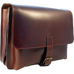 Shalimar Jumbo Posttasche Leder Messenger Bag/Lehrertasche v, Colour:Brown