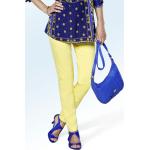 Gelbe Atmungsaktive 7/8-Hosen aus Polyamid für Damen Größe XL 