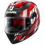 Shark Race-R Pro Carbon Zarco Speedblock rot weiß Motorradhelm Integralhelm Visier Sonnenvisier für S