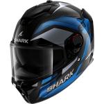 Shark Spartan GT Pro Ritmo Carbon Helm, schwarz-grau-blau, Größe XL