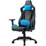 Schwarze Sharkoon Gaming Stühle & Gaming Chairs aus Leder mit Armlehne 