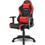 Rote Sharkoon Gaming Stühle & Gaming Chairs gepolstert 