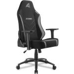Graue Sharkoon Gaming Stühle & Gaming Chairs aus Stoff 