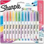 SHARPIE S-Note Marker - 12 Farben