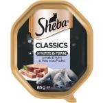 Sheba Classics in Pastete Trockenfutter für Katzen mit Huhn 