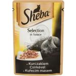 Sheba Selection in Sauce Katzenfutter mit Huhn 